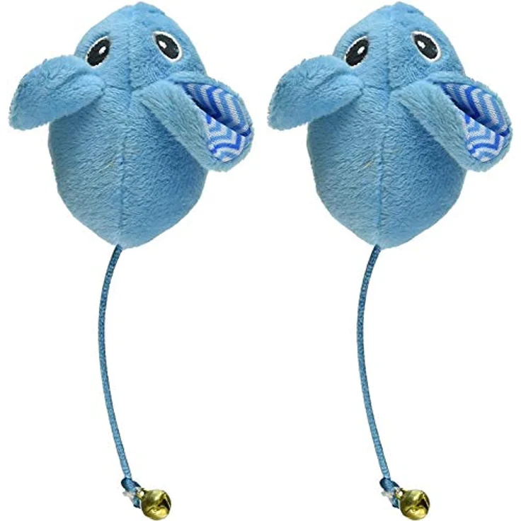 ALL FOR PAWS Twinkly Twin Mice Katzenspielzeug, 6 cm – Bild 1