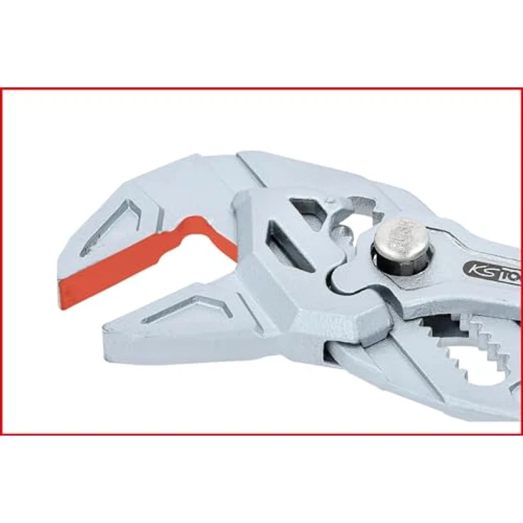 KS Tools 115.2301 Zangenschlüssel 180mm, mit Druckknopfverstellung und Sicherheitsklemmschutz, Chrom Vanadium – Bild 10