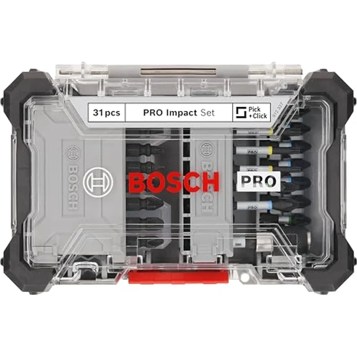 Bosch 31x PRO Impact Set, 31-tlg. (200 x 107 mm, Professional Zubehör Schraubendreher, Schraubendreher) – Bild 2