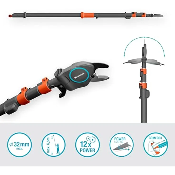 Gardena StarCut Pro L, Teleskopierbarer Baum- und Strauchschneider mit Bypass-Schneidprinzip, Qualitätsstahlklingen, made in Germany, 25 Jahre Garantie – Bild 2