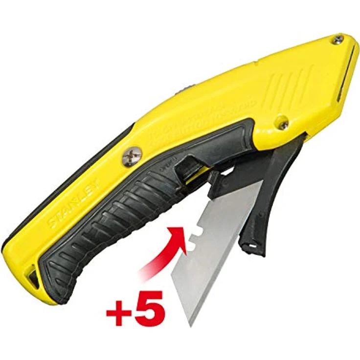 Stanley Messer (mit einziehbarer Klinge und automatischem Klingennachschub, ergonomisches Design) 0-10-237 – Bild 3