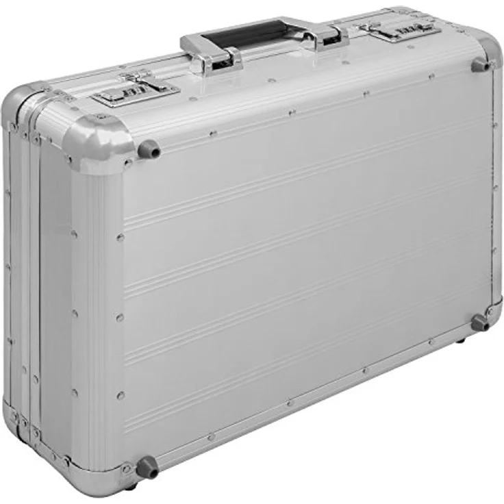 Aktenkoffer Aluminium Attaché Koffer Silber business Zahlenschloss abschließbar – Bild 3