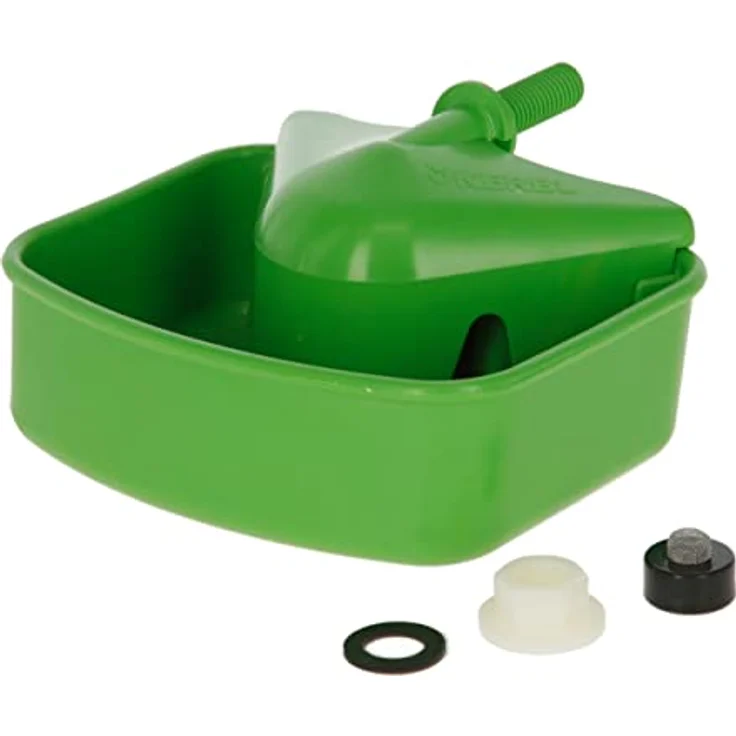 Kerbl Universal-Geflügeltränke, Selbstfüllender Wasserspender mit konstantem Wasserstand, einfache Montage – Bild 2