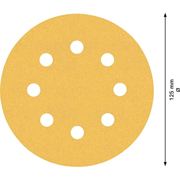 Expert C470 Schleifpapier-Set für Exzenterschleifer, 125 mm, 8 Löcher, G 60-120-240, 6-tlg. – Bild 3