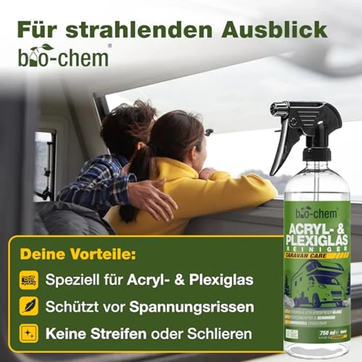 bio-chem Caravan Außenpflege BASIC-SET 3-teilig Allzweckreiniger (Bundle) - Kraftvolle Reinigung für Caravan, Wohnmobil, Wohnwagen (Made in Germany) – Bild 5