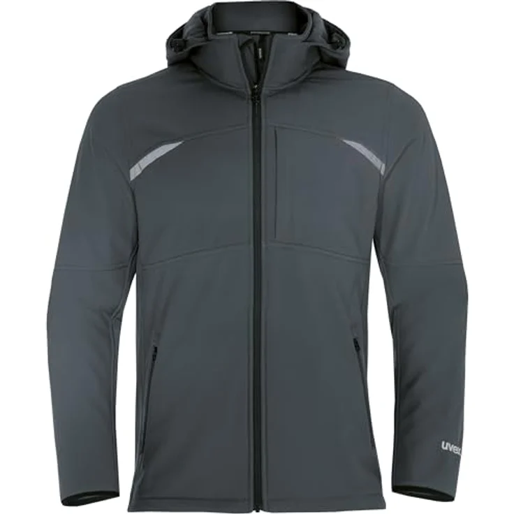 Uvex suXXeed craft 7322 Softshelljacke, Regular Fit, anthrazit, Gr. S mit ergonomischer Passform und hohem Tragekomfort – Bild 2