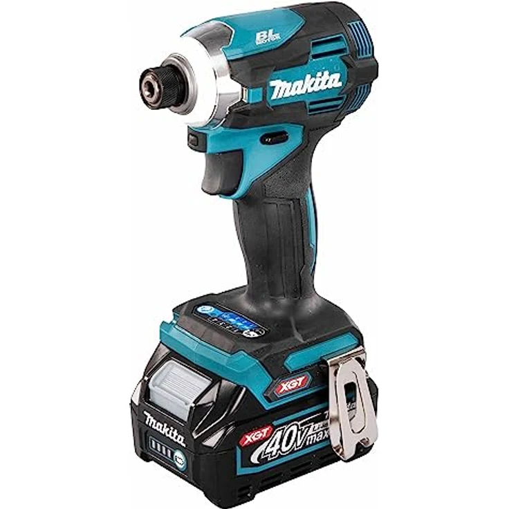Makita Akku-Multifunktionswerkzeug XGT 40 V max Werkzeugset, 7-teiliges Akku-Spezialset, blau – Bild 5
