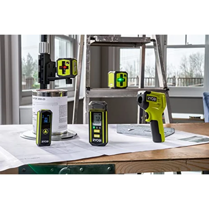 RYOBI Entfernungsmessgerät RBLDM20 (0,15m bis 20 m Reichweite, Genauigkeit von ± 2 mm) – Bild 2