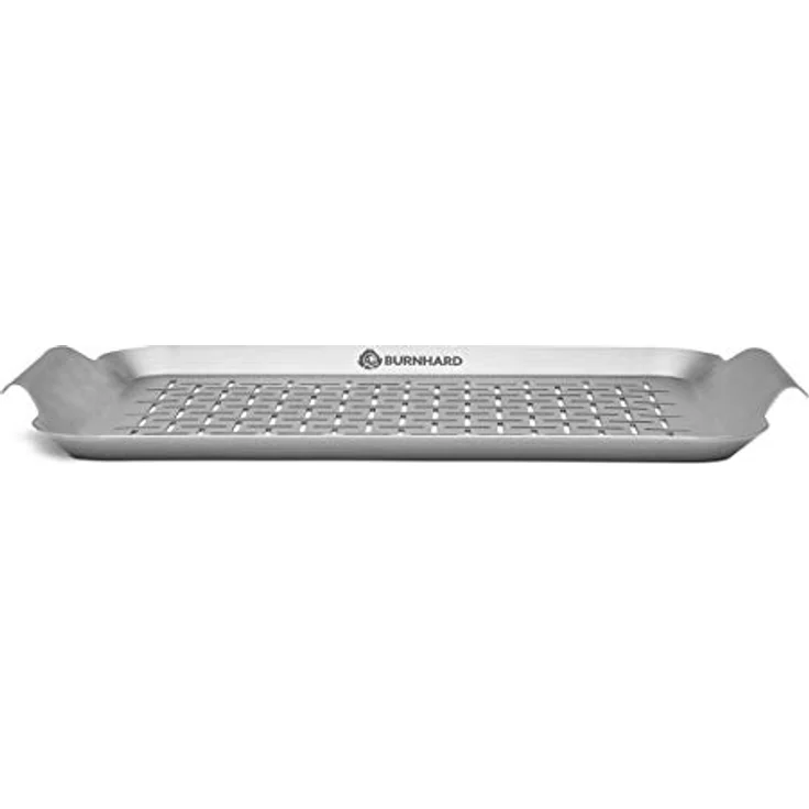 Burnhard Edelstahl Grillschale groß 42,5 x 25 x 2 cm – Bild 3