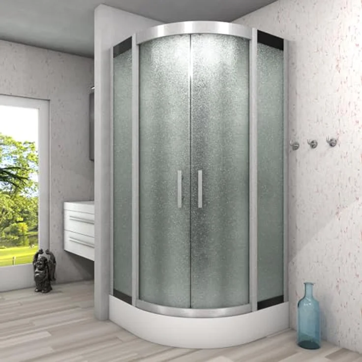 SeniorBad Dampfdusche D58-10M2, Duschtempel mit Sauna-Funktion, 90x90 cm, Weiß, inkl. Dampfgenerator, Regendusche und Aromatherapie – Bild 3