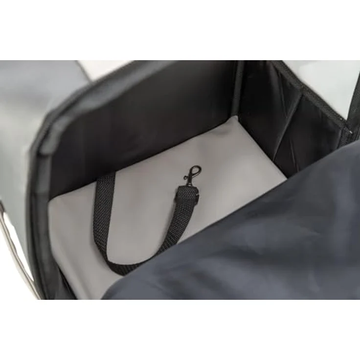TRIXIE Hunde-Rucksack City Style - Hunderucksack bis 8kg für den Transport - Rucksack für Hunde mit Außentaschen, integrierter Kurzleine und Insektenschutz - 28832 – Bild 5
