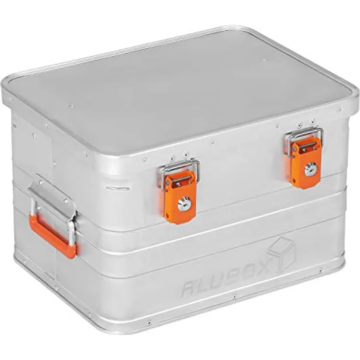 Alubox B29 - Aluminium Transportbox 29 Liter Alukiste mit Gummidichtung - Inhalt vor Staub und Spritzwasser geschützt, abschließbar
