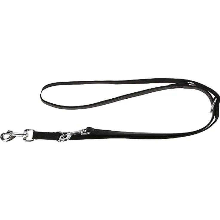 Kerbl Pet VEGAS Führleine schwarz, 22 mm 240 cm, genäht, ausschnallbar