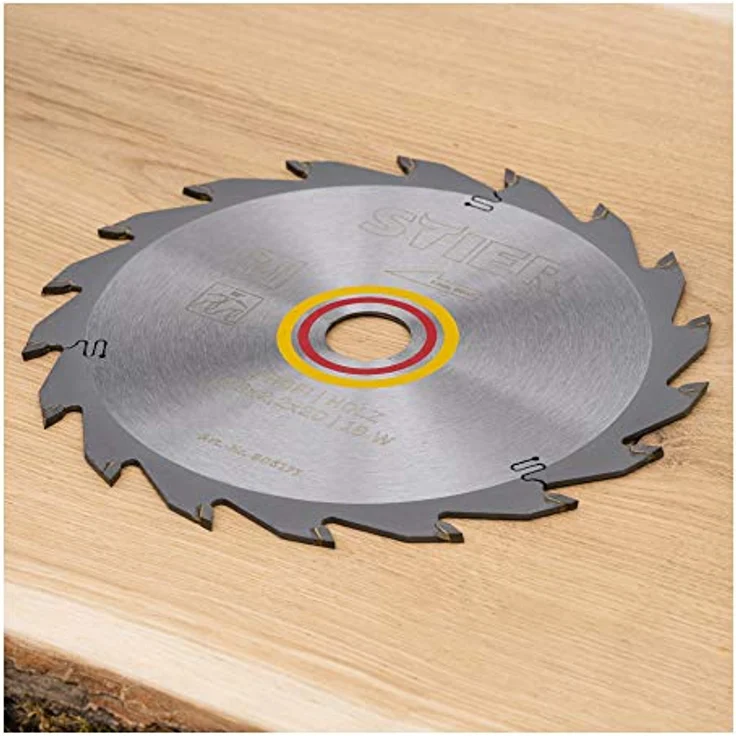STIER Profi Kreissägeblatt, für Handkreissägen, Holz, 160x2,2x20, 18 Wechselzähne, gehärtet, 25° Spanwinkel – Bild 2