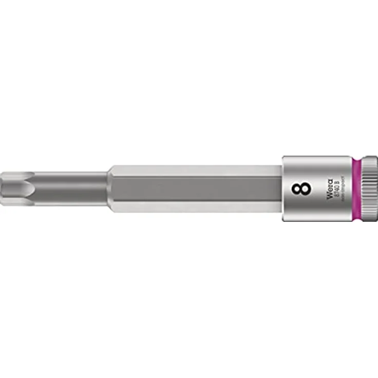 Wera Schraubendreher Bicycle Set 8, 7-teiliges Bitnuss-Set mit TORX® und Hex-Schrauben, extra schlankem Profilbereich, inkl. Farbkennzeichnung und robustem Transportetui – Bild 17