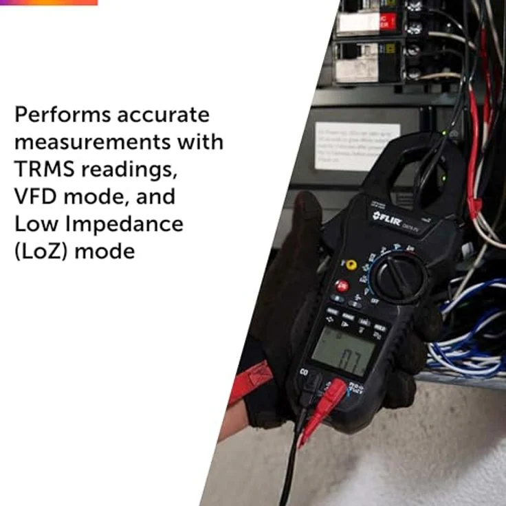 FLIR CM78-PV, CAT III 1500 V Solar-Stromzange mit METERLiNK-Konnektivität für gewerbliche und industrielle elektrische Inspektionen, inkl. IR-Thermometer – Bild 4