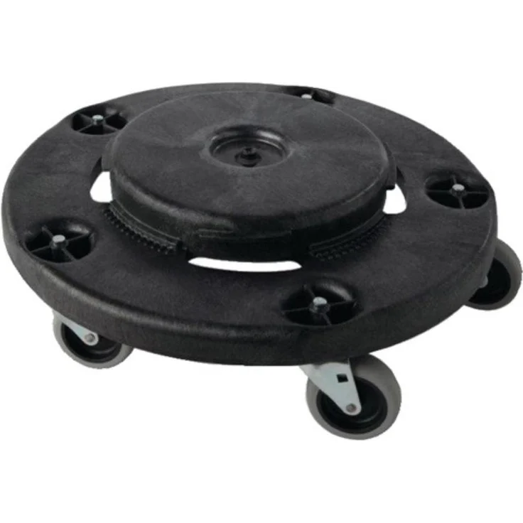 Rubbermaid BRUTE Dolly, Transportwagen für schwere Lasten bis 350 lb, robuste Kunststoffkonstruktion mit drehbaren Rädern