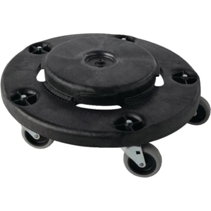Rubbermaid BRUTE Dolly, Transportwagen für schwere Lasten bis 350 lb, robuste Kunststoffkonstruktion mit drehbaren Rädern