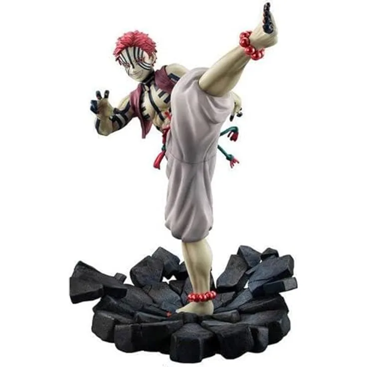 Megahouse Demon-Slayer – obere DREI Akaza – Statuette GEM Serie 18,5 cm, 203694, Schwarz