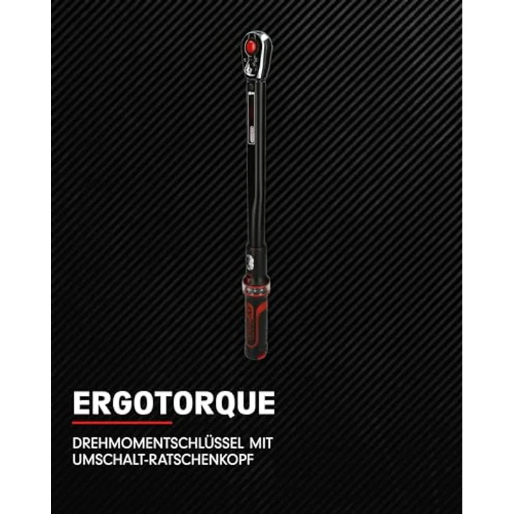 KS Tools 516.1542 1-2'' ERGOTORQUEprecision Ratschen-Drehmomentschlüssel, 40-200Nm – Bild 2
