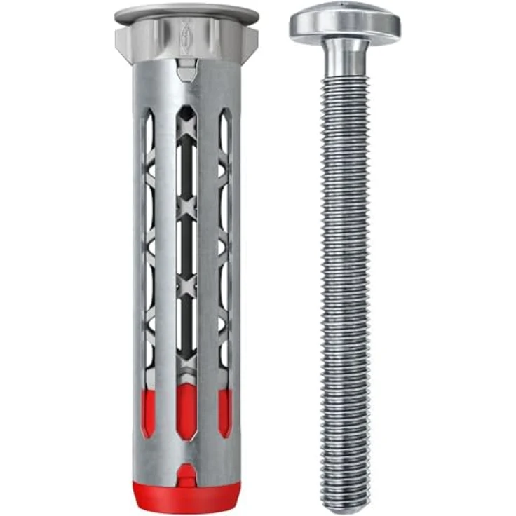 Fischer DuoHM Hohlraumdübel 4x55 mm, inkl. Panhead-Schraube TX-Antrieb, 4 Stück, für Gipskartonplatten – Bild 5
