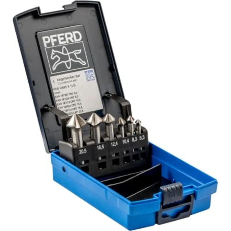 PFERD HSS-Kegelsenker-Set SET KES HSSE DIN 335 C90° 6 – Bild 2