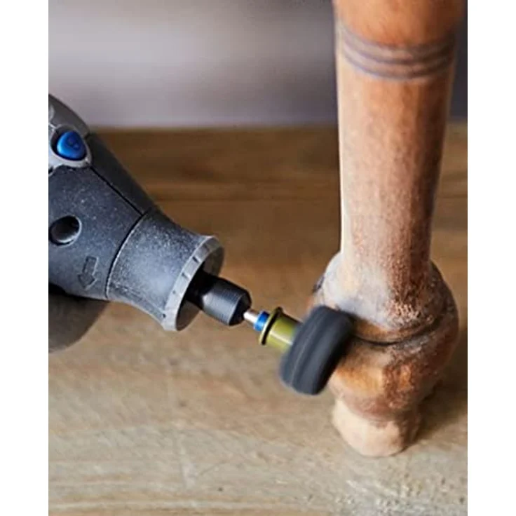 Dremel 511S SpeedClic Mehrzweck Feinschleifscheiben, Zubehörsatz für Multifunktionswerkzeug mit 2 Feinschleifscheiben zum Schleifen von Metall, Kunststoff, Stahl, Holz - Preisvergleich – Bild 5