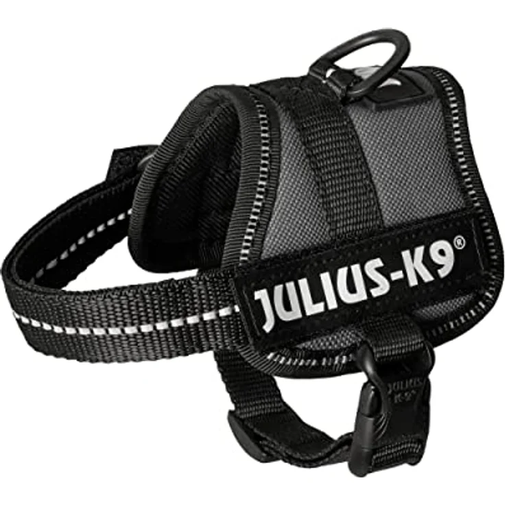 K9 Powergeschirr, Größe: 3XS/Baby 1, Anthrazit – Bild 5
