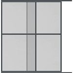 empasa Insektenschutz Doppelschiebetür 'XXL' Schiebetür Fliegengitter Tür 240 x 240 cm