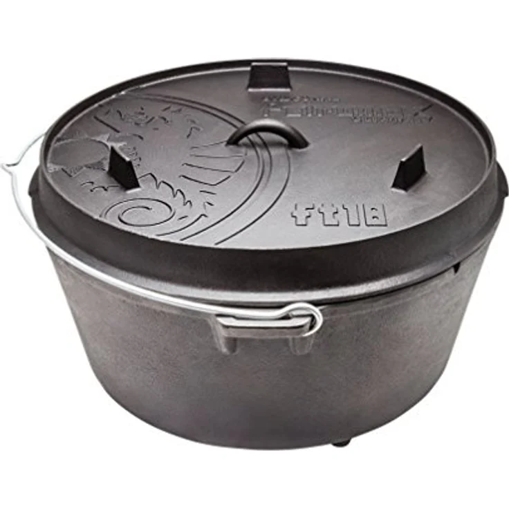 Petromax Feuertopf Dutch Oven ft18 mit Füßen - 16,1L - 20 Personen – Bild 4