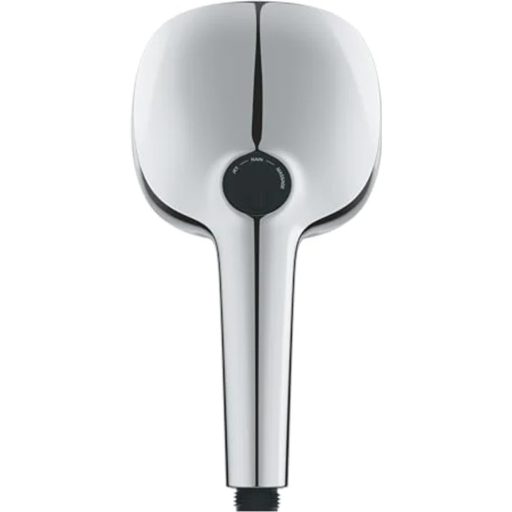 Grohe Handbrause 3 Strahlarten Vitalio Comfort 110 chrom, eckige Form, Rain/Jet/Massage Strahlarten, SpeedClean Silikondüsen – Bild 4