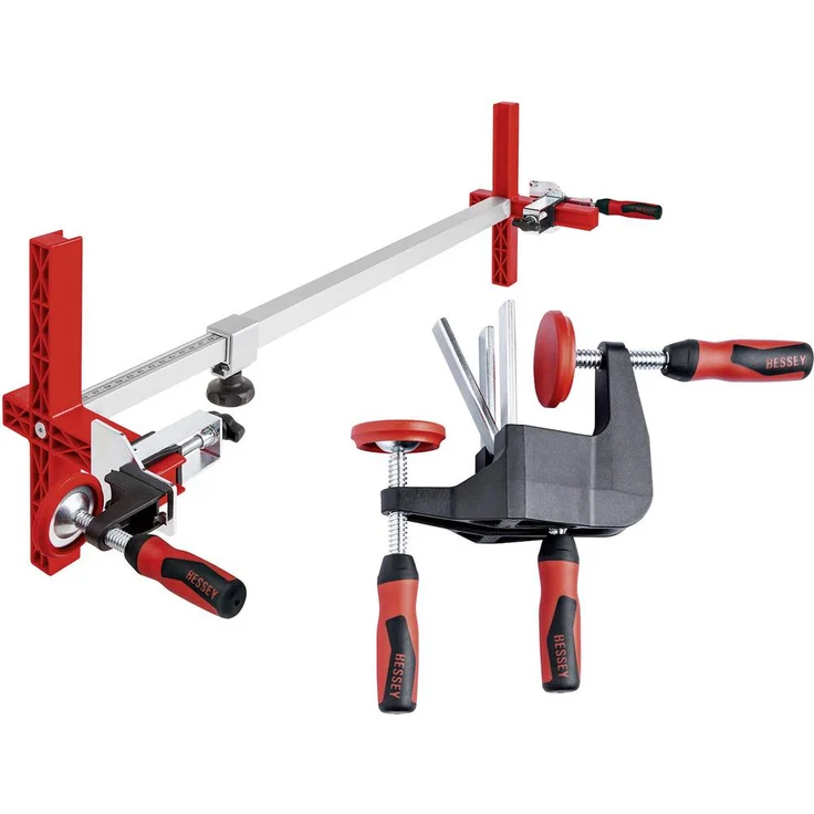 Bessey Türfutterstreben-Set 2x TU + 2x TFM-2K, Spann-Weite max. 1010mm, inklusive Tasche TU-TFM-BAG
