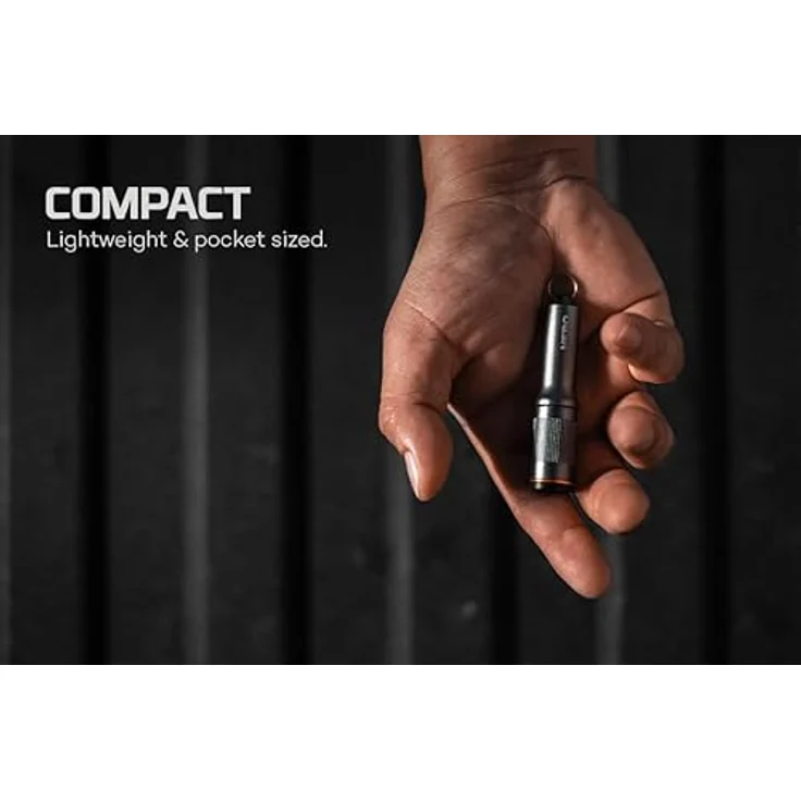 NEBO Columbo Pocket Mini Taschenlampe, 100 Lumen, 3 Lichtmodi, aus Flugzeug-Aluminium, wasserdicht, schlagfest, Schlüsselanhänger kompatibel – Bild 3