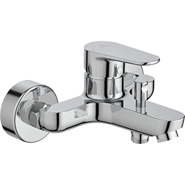 Ideal Standard Cerafine O Badearmatur, Aufputz Chrom mit FirmaFlow Kartusche, Eco-Einstellung und Heißwassertemperaturbegrenzer – Bild 1
