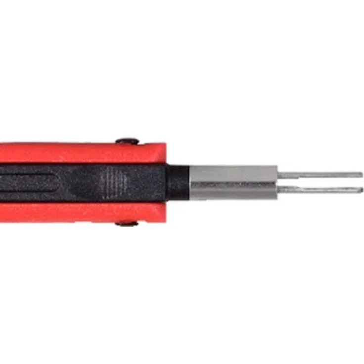 KSTOOLS Kabel-Entriegelungswerkzeug für Rundstecker/Rundsteckhülsen, fachgerechte Entriegelung für 2,5mm Kontakte, aus Federbandstahl, Länge 138mm – Bild 2