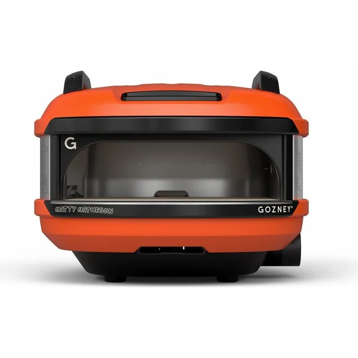 GOZNEY° Gozney Tread Pizzaofen Matty Matheson Limited Edition, mobiler Outdoor-Ofen in Matty-Orange mit Seitenbrenner und schnellen Aufheizzeiten