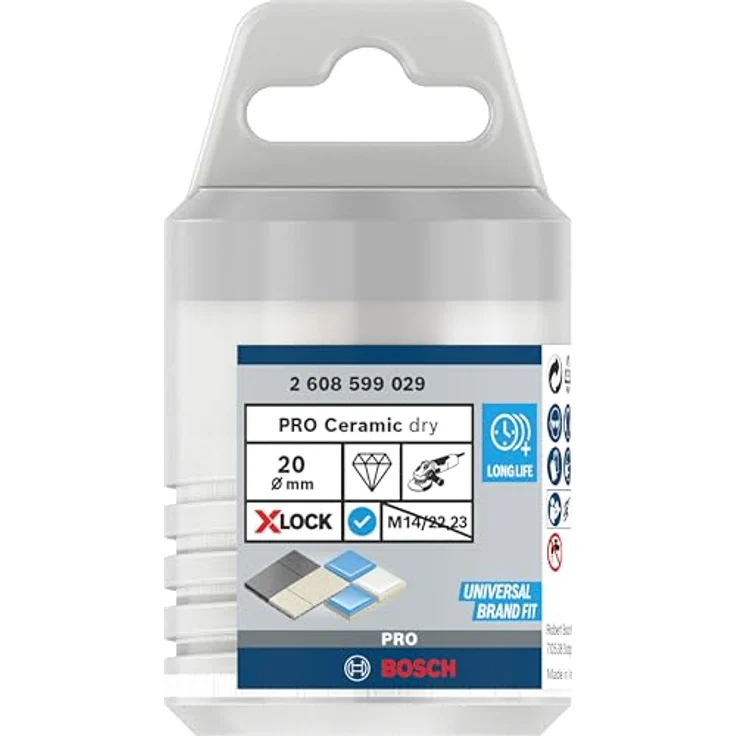 Bosch Accessories Diamant-Trockenbohrer X-LOCK, 20 mm für Hartkeramik, hohe Lebensdauer und schnelles Wechseln – Bild 2