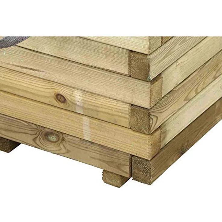 GAUTZSCH Pflanzkübel TAUNUS, Kiefer FSC® 100%, natur, 60x43x60cm (BxHxT) – Bild 3