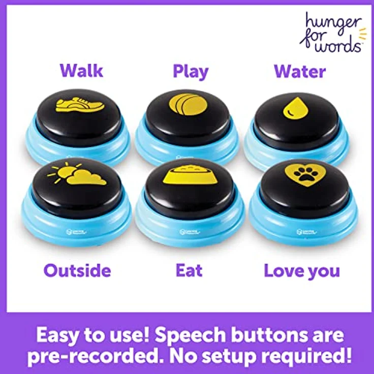 Hunger for Words Talking Pet Essential Words Set, Hundespielzeug – Bild 3