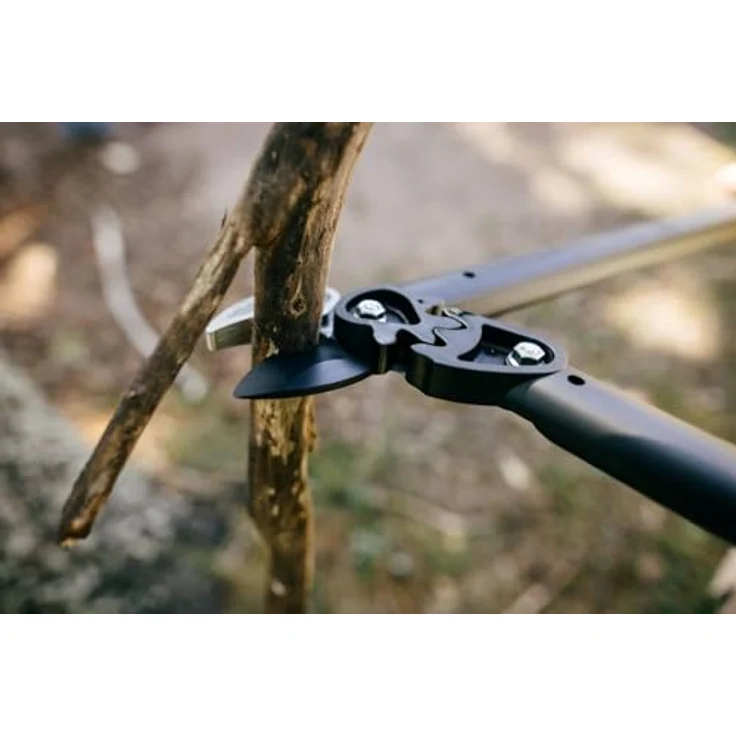 Fiskars PowerGear Amboss-Getriebeastschere für trockene Zweige und Äste, Antihaftbeschichtet, Gehärteter Präzisionsstahl, Länge 69 cm, Schwarz-Orange, L77, 1000583 – Bild 6
