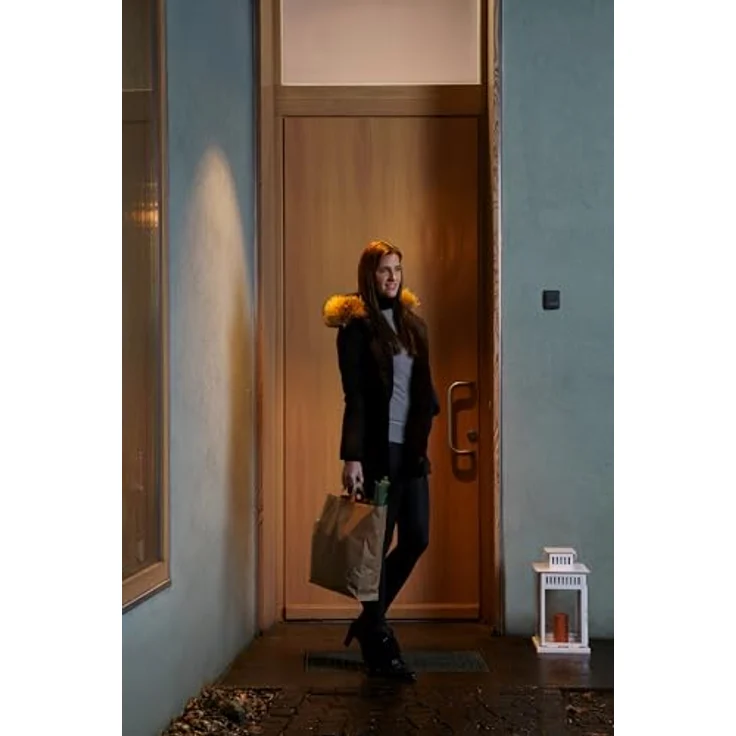 Osram SENSOR WALL 180DEG, Bewegungsmelder mit IP55 Schutzklasse, 180° Erfassungswinkel, moderne Linsenoptik, drei Licht-Einstellmöglichkeiten – Bild 2