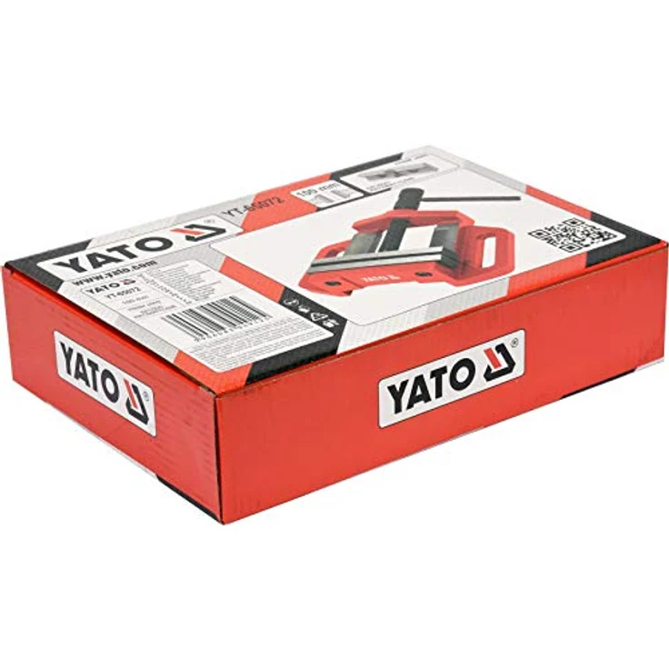 YATO Klemme YT-65072, Schraubstock mit stabiler Werkstoffplatte, 1 Stück – Bild 5