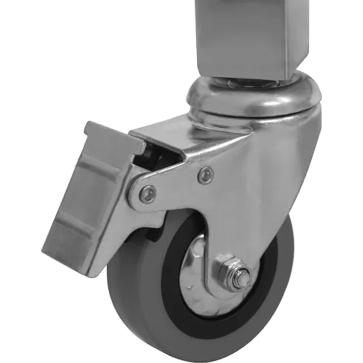 BBQ-Toro Edelstahl Asado Grill, 119 x 45 x 135 cm, Argentinischer Holzkohlegrill mit höhenverstellbarem Rost und Seitenablagen – Bild 9