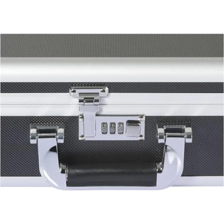 Toolcraft TO-9616458 Universal Werkzeug-Pilotenkoffer unbestückt, 275 x 135 x 33 mm, mit absperrbaren Bügelschlössern und individuell zuschneidbarer Schaumstoffeinlage – Bild 3