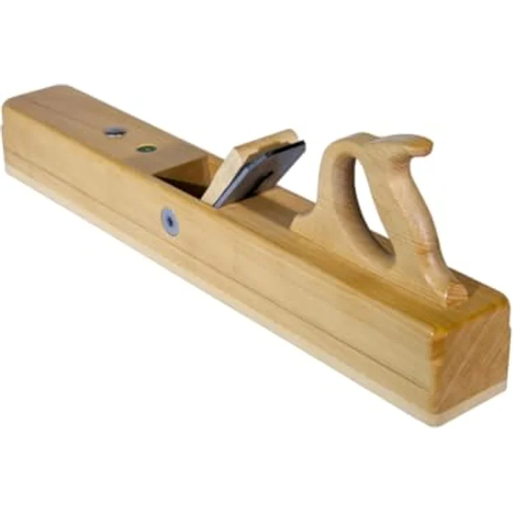 Ulmia Rauhbank mit Weißbuchensohle und Doppeleisen 60 mm, Abrichthobel – Bild 4