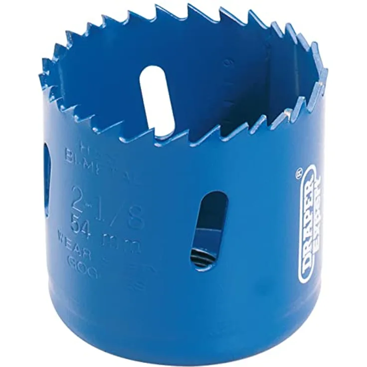 Draper 41082 Expert HSS Bi-Metall Lochsägeblatt, 54 mm, Blau