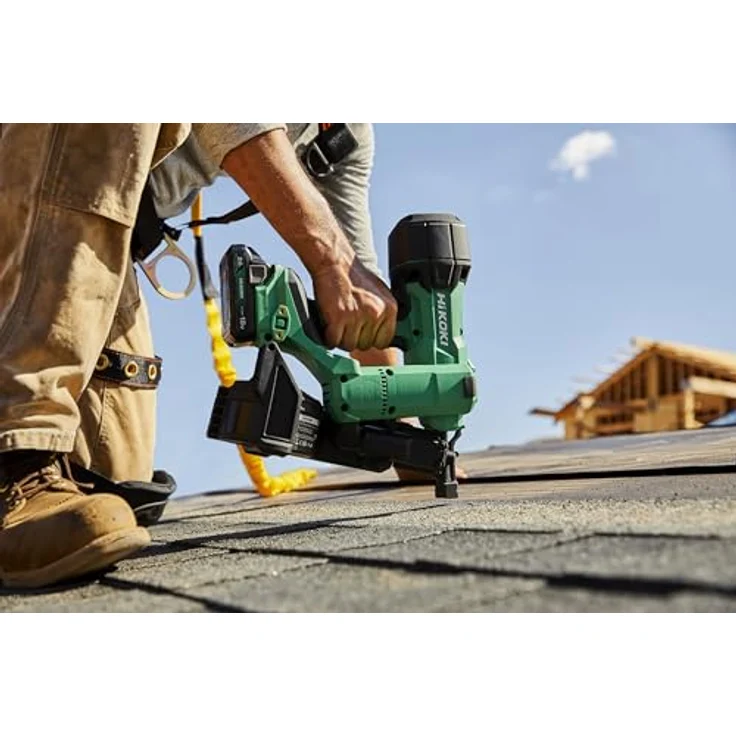 Hikoki NV1845DAW6Z, Kabelloser Trommelnagler 18V für Nägel 22-45mm ohne Akku und Ladegerät im HSC IV Koffer – Bild 2