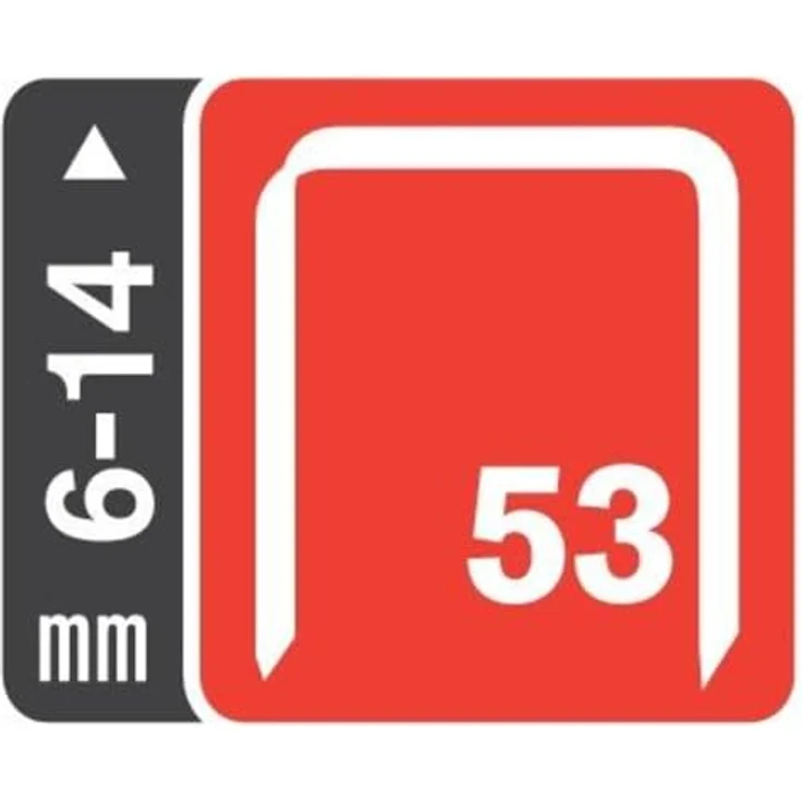 Rapid Handtacker R253 Ergonomic, Schlagfestes Kunststoffgehäuse, ergonomischer Griff, rückschlagfrei, schlagstärke einstellbar, blau – Bild 3