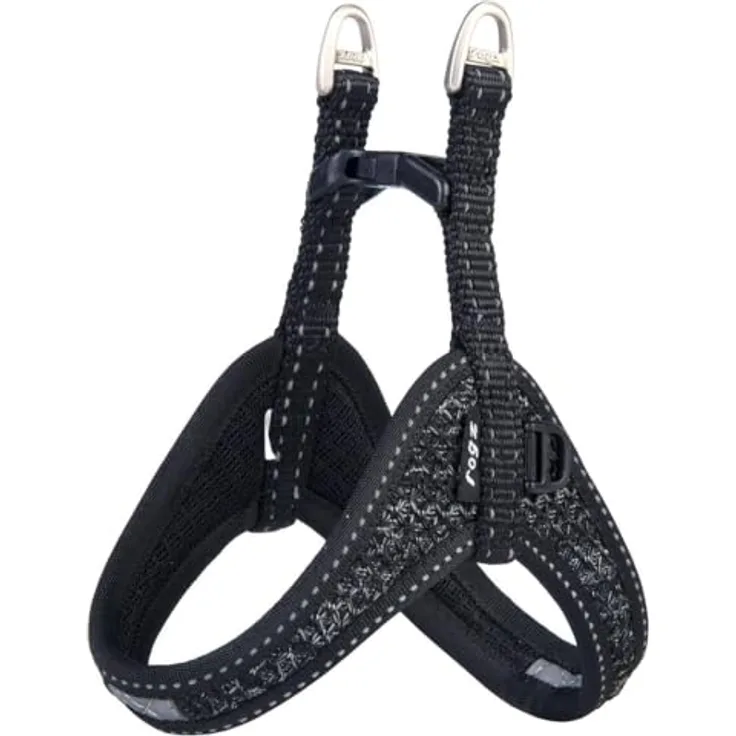 Rogz harness reflector for dogs Fast-Fit Reflective SJQ58A (width 2cm; circumference 58cm), Halsband + Leine