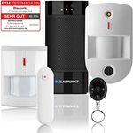Blaupunkt Q3600 Funk-Alarmanlagen Starterset für Haus/Wohnung mit drahtlosem Tür-/ Fenstersensor, Bewegungsmelder, Fernbedienung und Foto-Bewegungsmelder